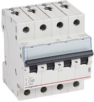 Выключатель автоматический Legrand TX3 6000 4п 40А C 10кА картинка